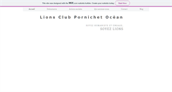 Desktop Screenshot of lions-pornichet-ocean.com