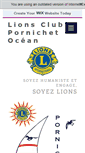 Mobile Screenshot of lions-pornichet-ocean.com